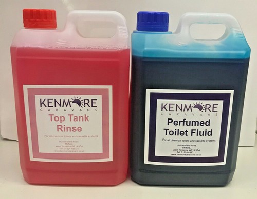 Blue cassette toilet fluid - blue,