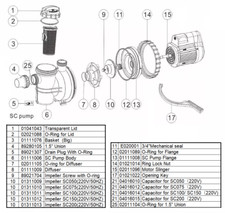 EMAUX SC Swimming Pool Pump