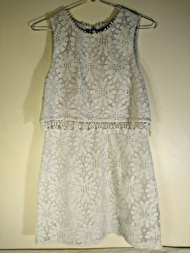 White embroidered dress - white,