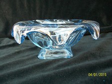  Vase. Bagley Glass. Blue .Equinox. Good condition