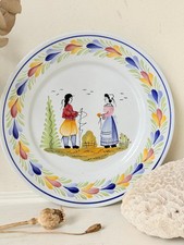 Henriot Quimper Faience Plate