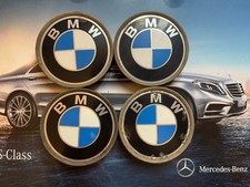 Four Genuine BMW Centre Wheel