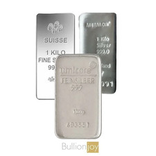 1 Kilo Silver Bar Best Value Pure 999 Bullion Bar