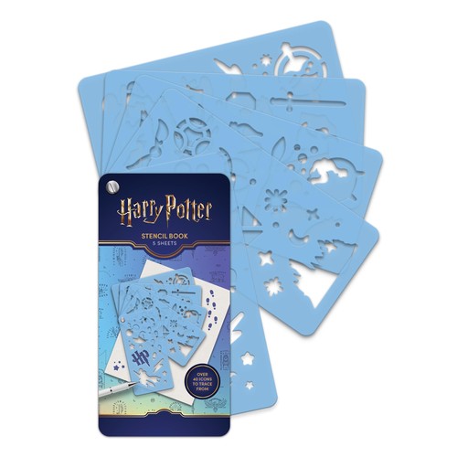 Harry potter page stencil - potter, 5-page
