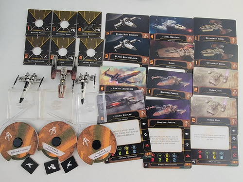 Star wars wing miniatures - star, x-wing