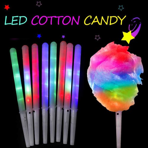 Led glowing cotton candy - glowing,