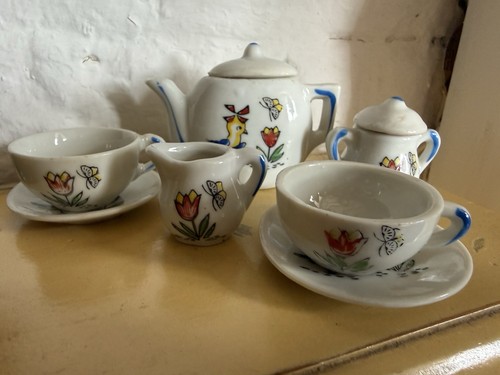 Vintage child china tea - vintage,