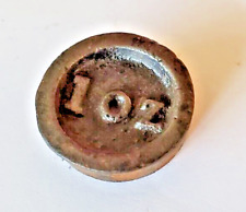 Vintage 1oz Black Cast Iron Weight Beautiful Condition