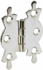 Butterfly Butt Hinge Polished Chrome  2” Hinges 50mm Cupboard Cabinet Box x 4