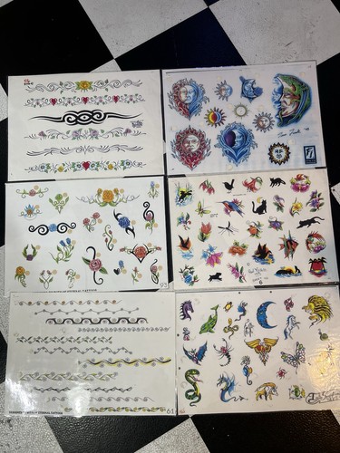 Vintage tattoo flash sheets - flash,