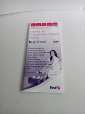 First Bus Timetable 2012