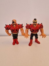 LEGION OF DOOM HAWK & ANIMAL VINTAGE WWF WRESTLING ACTION FIGURES ROAD WARRIORS