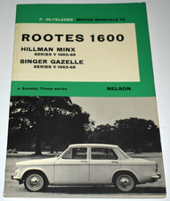 HILLMAN MINX, SINGER GAZELLE