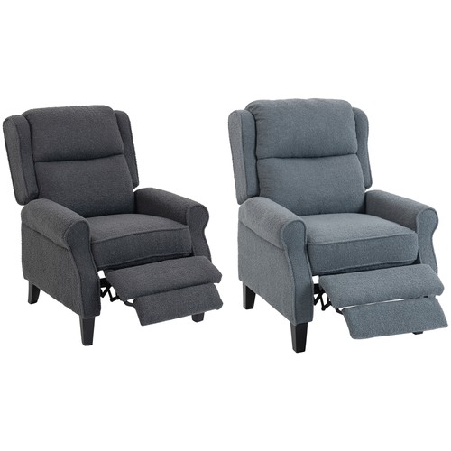 Homcom recliner chair fabric - recliner,