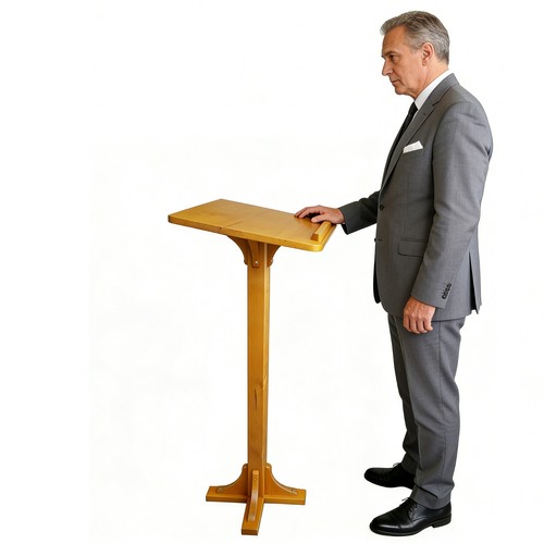 Wood podium church - podium,