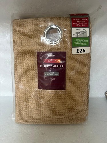 Dunelm thermal lined honey - dunelm,