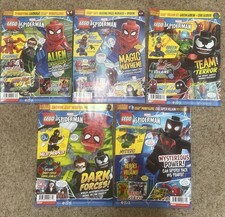 Lego Marvel Spider-Man Magazine Bundle 5 Issues No Figures / Models 