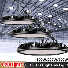 UFO LED High Bay Light Low Bay Warehouse Garage Industrial Lamp 100W/200W/300W 