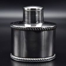 Edwardian Solid Silver Tea Caddy 1909 William Henry Sparrow