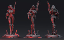 HALO Female resin model kit
