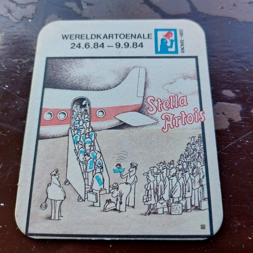 Stella artois beer mat - mat., 1984.