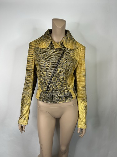 Vtg roberto cavalli - roberto, yellow