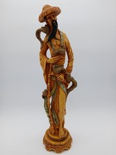 Handcarved Chinese Male Figurine Resin 49cm Tall