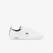 Lacoste Mens CarnaBase Low Trainers Sneakers Lace Up Sports Casual Shoes