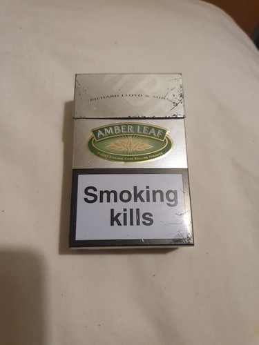 Amber leaf silver empty - amber,