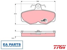 Brake pad set disc - brake,