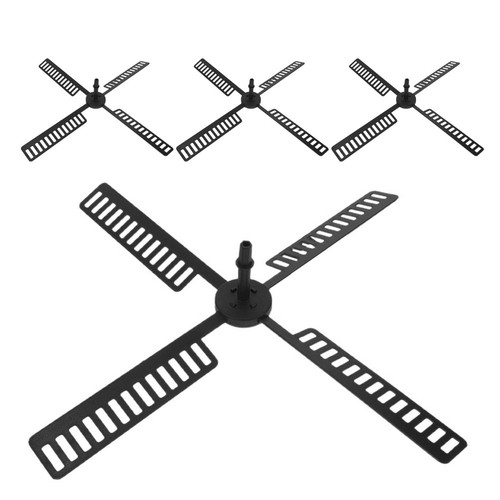 4pcs sturdy plastic - plastic, windmill