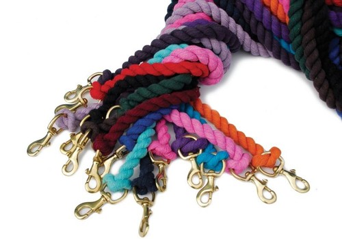 Rhinegold cotton lead rope - cotton,