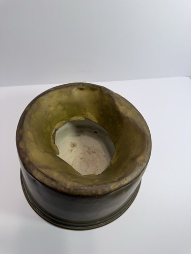 Antique brass spittoon with - brass,