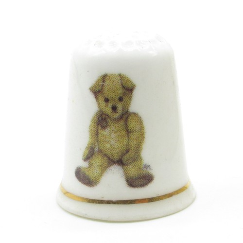 The thimble guild teddy - thimble, bear