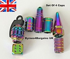 4X Valve Tyre Dust Caps
