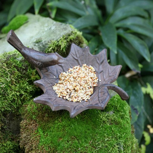 Rustic cast iron bird bath - rustic,