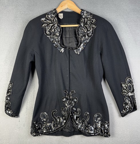 Vintage edwardian beaded - vintage, black