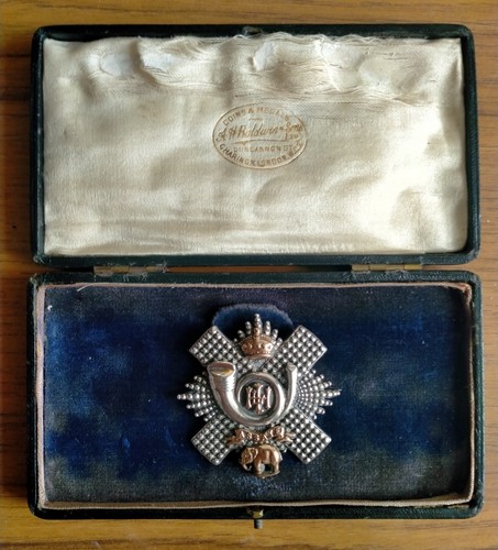 Silver gilt brass highland - silver,