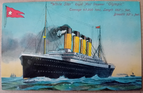 Modern titanic postcard - titanic,