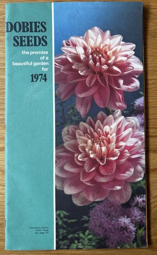 Vintage 1970 dobies - dobies, flower