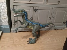 Super Colossal Velociraptor "Blue" action figure.