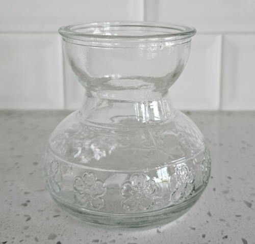 Clear glass embossed - clear,