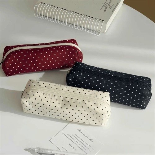 Polka dot pencil case - pencil,