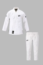 Children's Jiu Jitsu Gi 450gsm Pearl Weave Kids Grappling Kimono White Blue