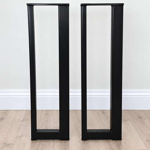 Asymmetric metal console table - console,