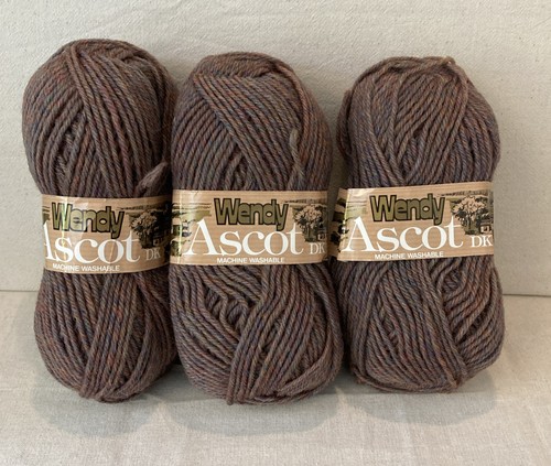 Wendy ascot yarn brown 138g - wendy,