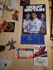 Formula 1 British Grand Prix 2019  Race Program Entertainment Guide Ticket Stub