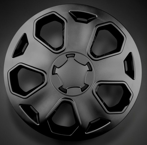 Black wheel trims hub - trims,