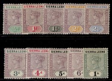 SIERRA LEONE QV SG41-50