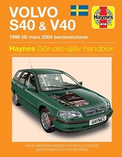 Volvo S40 and V40 (96 - 04) Haynes Repair Manual (Swedish Language) (Paperback)